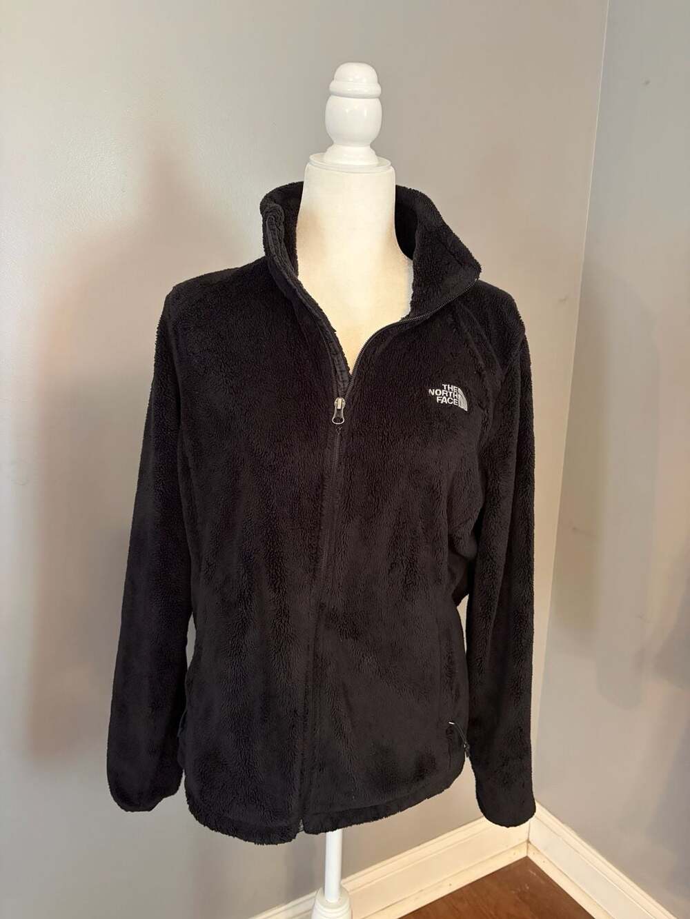 The North Face Osito Fleece Jacket Full Zip Black Women's
